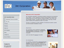 Tablet Screenshot of iaccorporation.com